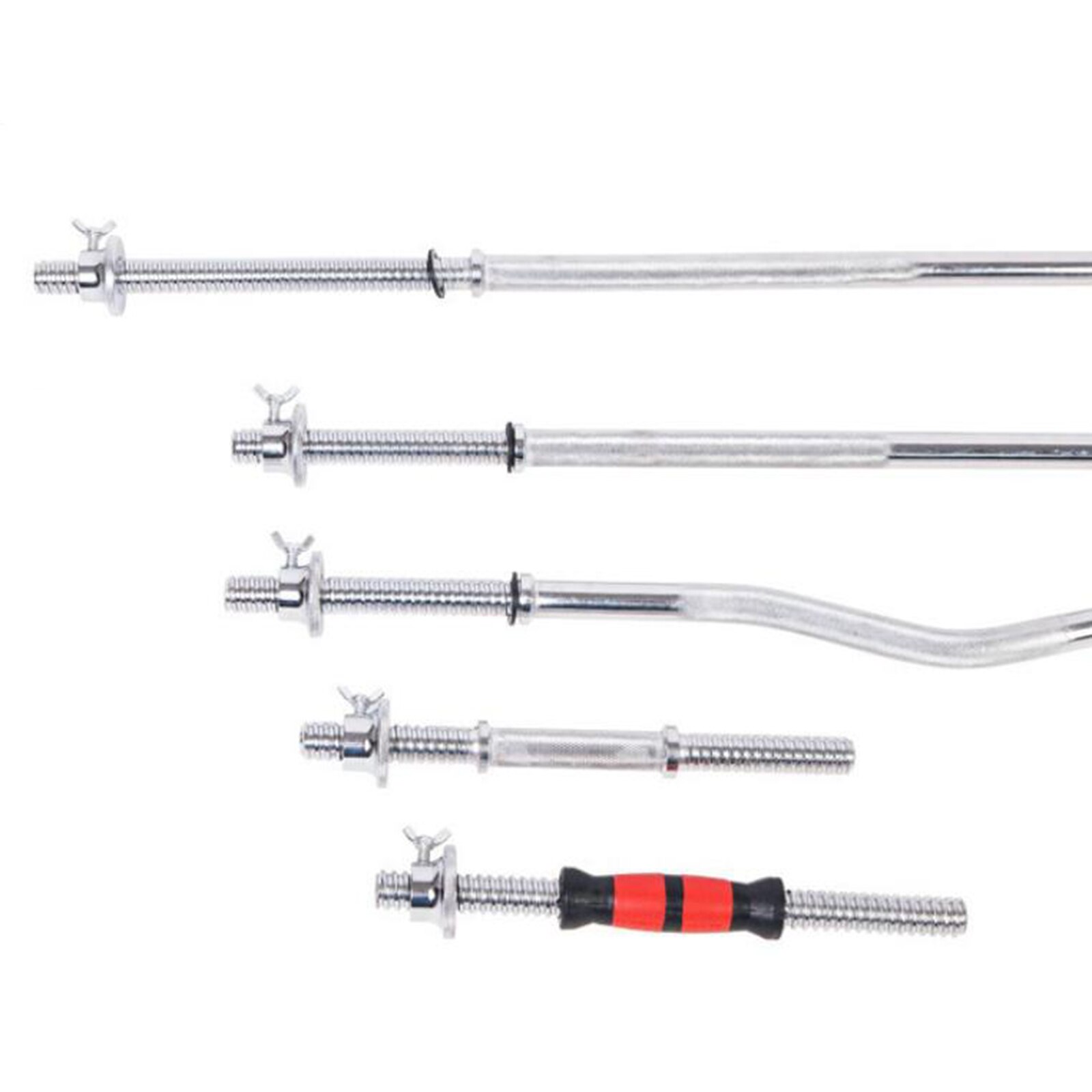 1 tommer standard dumbbell spin lock spinlock bar sekskantmutter stangklemmer krage