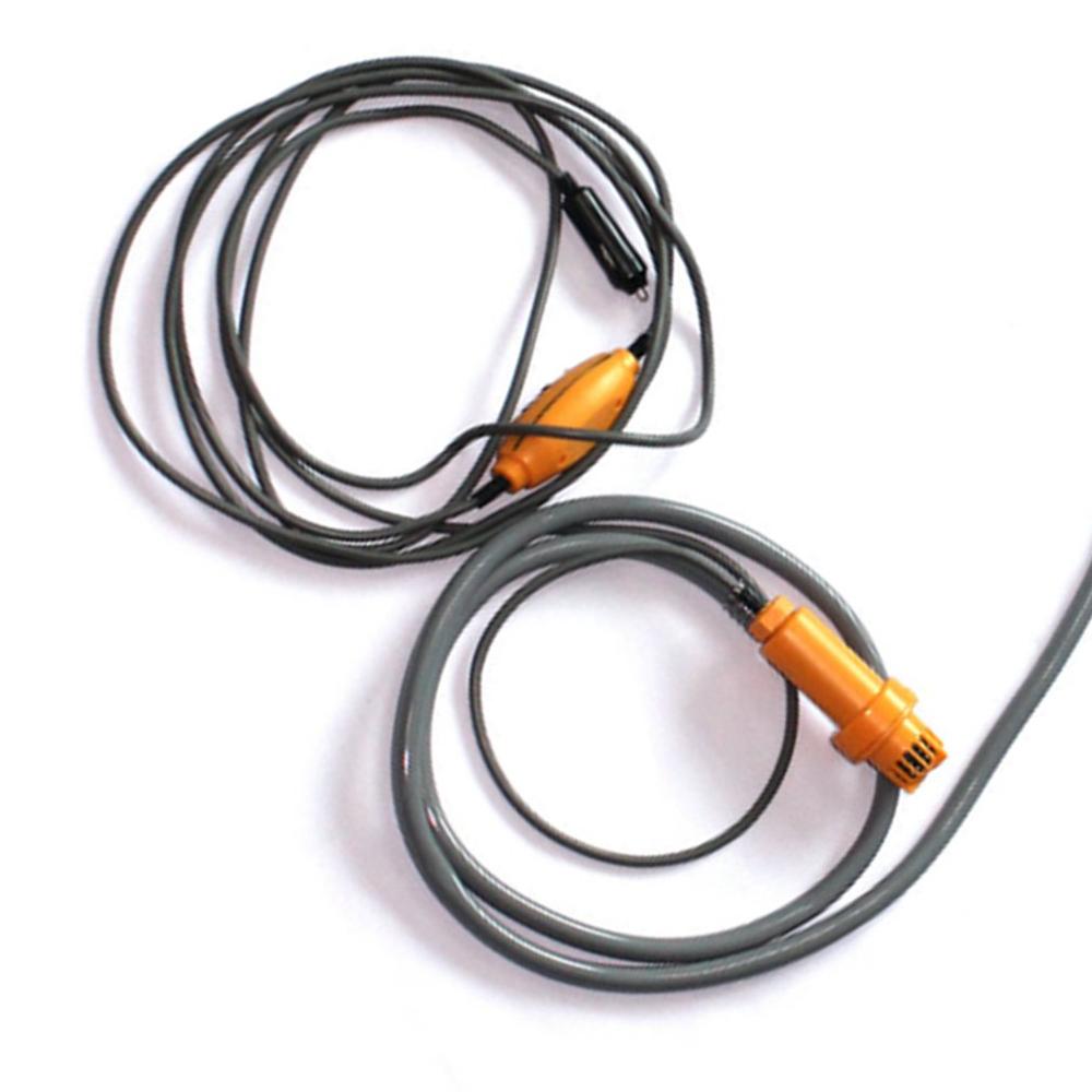 Car Shower Self-Driving Equipment 12V Outdoor Camping Bath Shower Cooler / Car Wash Shower Car Supplies 1Pcs