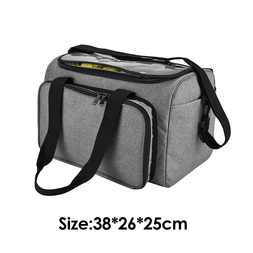 Breien organisatie haaknaalden garen opbergtas diy organizer houder diy kleding reis garen houder tas: 12