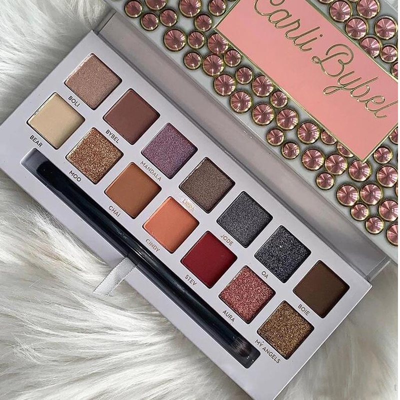 Carli Bybel Rivieras Palet Alyssa Rose Rode Oogschaduw Palet 14 Kleuren Matte Geperst Zachte Glam Modern Palet 12 kleur
