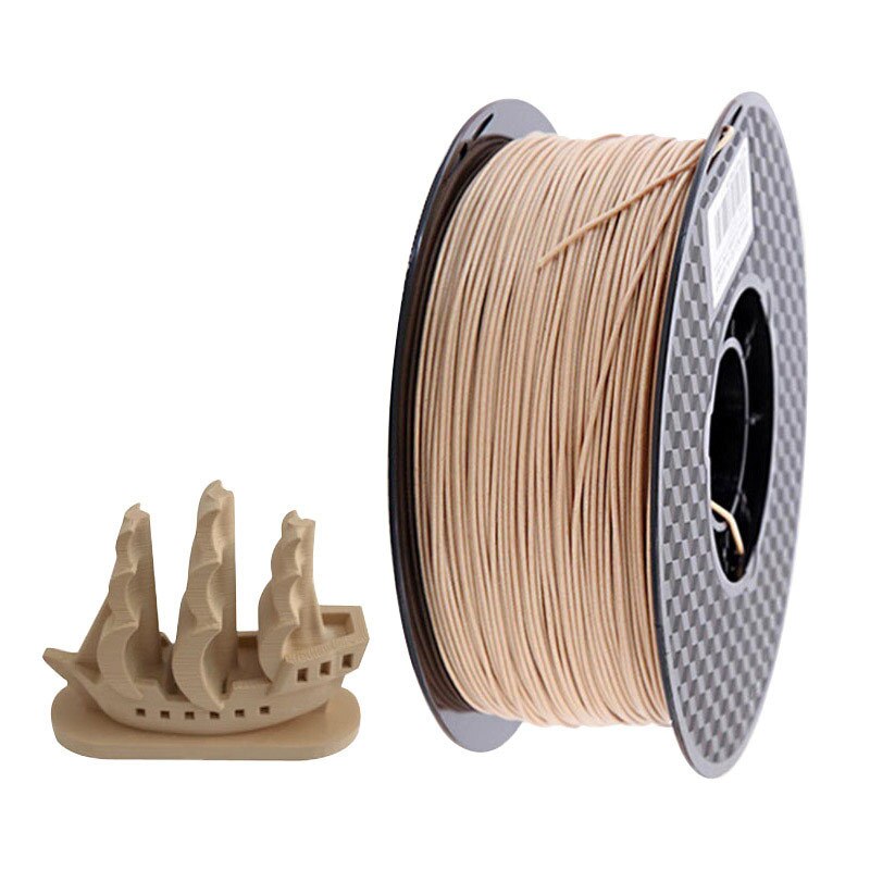 3D Holz PLA 3D Drucker Filament 1,75mm 1kG/500G/250G Mahagoni Holz Farbe 3D druck Materialien Liefern PLA