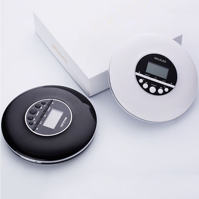 Portable CD Player Stereo Music Walkman Supports AUX Dual-mode Power Supply LED Screen Display Home Multi-function CD Player