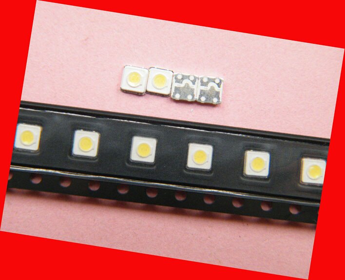 50 pcs LED rétro-éclairage haute puissance LED 3 v 1 W 3537 3535 100LM rétro-éclairage LCD blanc froid pour Application TV SAMSUNG