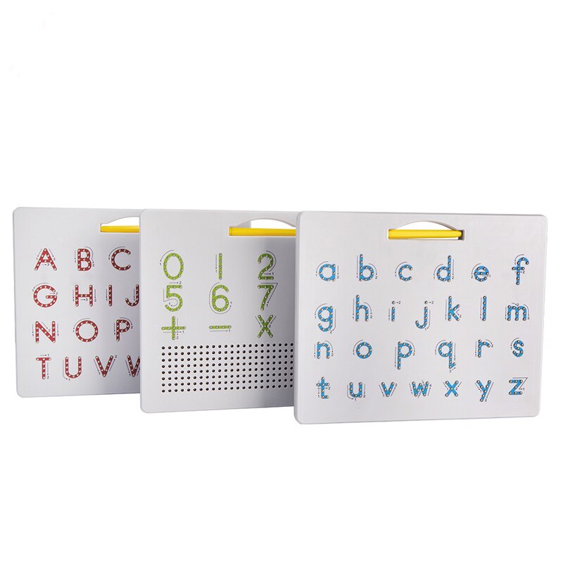 2 In 1 Magnetic Drawing Board Alphabet Letter Tracing Board Educational Letters Read Write Learning Alphabet toys Preschool