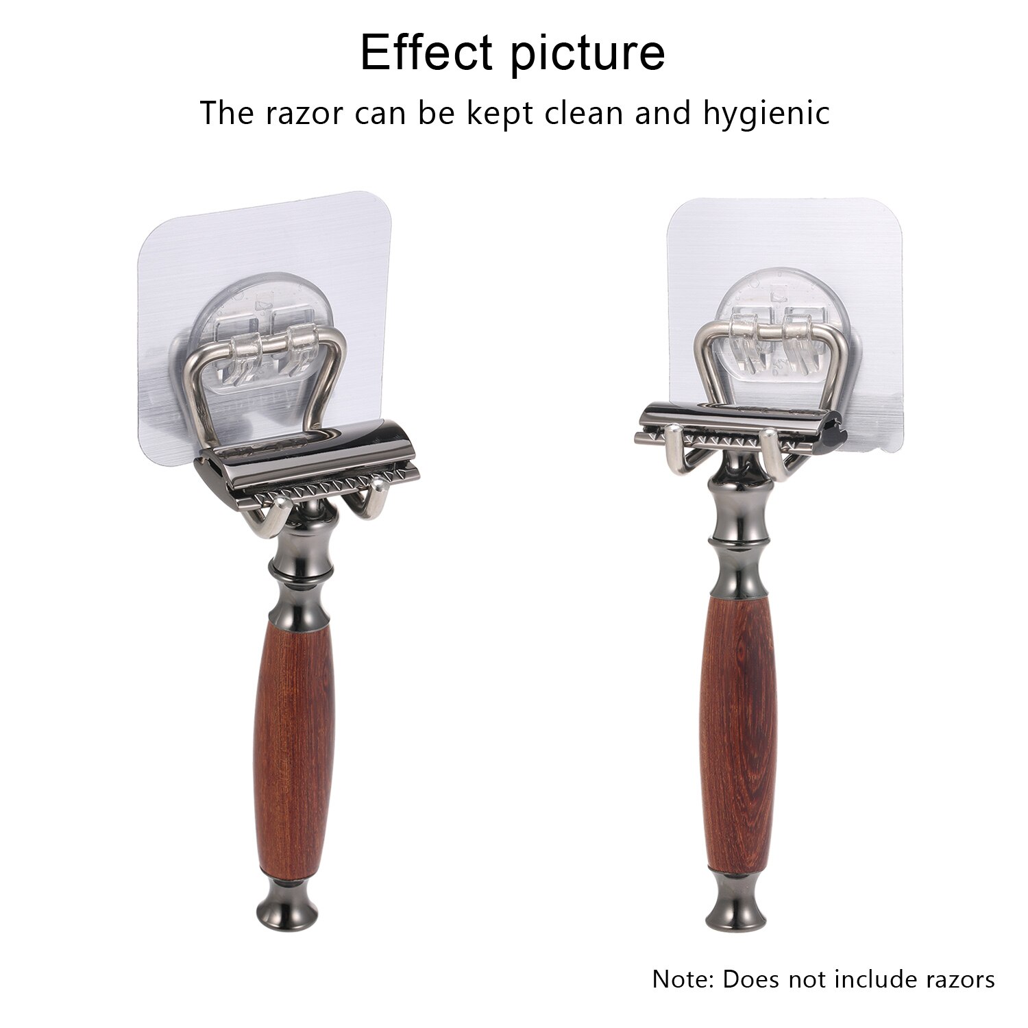 Shaving Razor Hook Safety Beard Razor Holder Mustache Removal Shaving Tool Storage Fashionable Sustainable and Durable