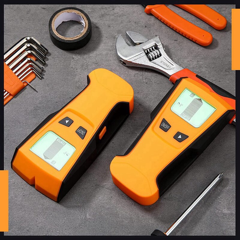 2Pack 5 In 1 Stud Finder Wall Scanner, Stud Sensor Sensor Finders For Wood AC Wire Metal Studs Joist Detection