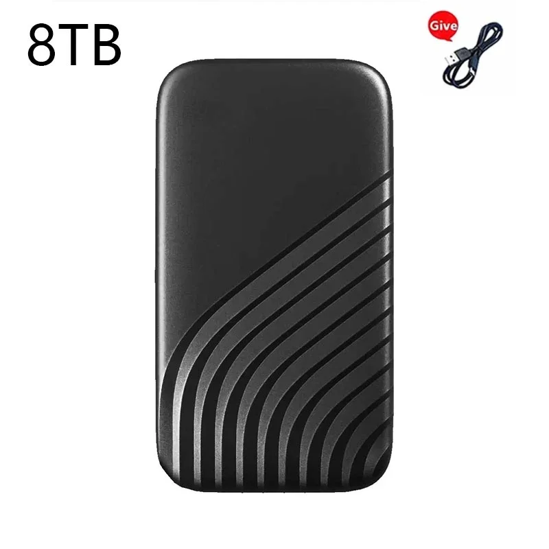 Lenovo 128TB High Speed SSD External Hard Drive USB3.1 Type-C Portable Storage for Laptop/PC 2TB 4TB 8TB Flash Drive: green