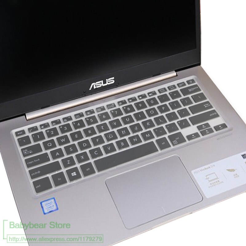 14 zoll Tastatur schutz haut Abdeckung Für ASUS ZenBook kippen 14 UX461UA UX461UN UX461/VivoBook S14 S406UA S406U S406 Laptop: klar