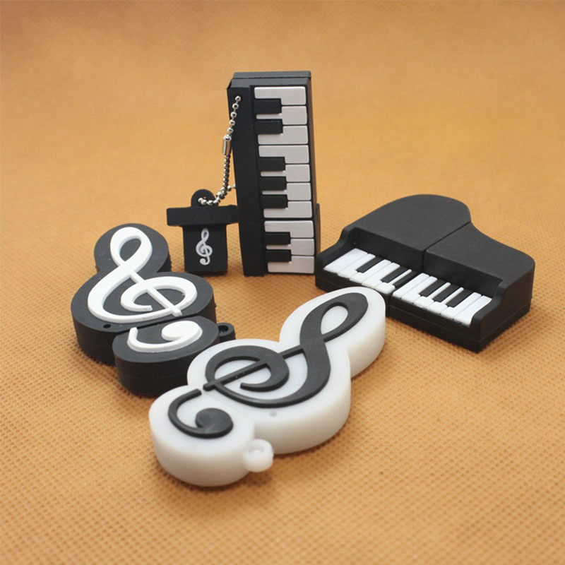 Usb Flash Drive Piano Vorm Pendrive 4Gb 8Gb 16Gb 32Gb 64Gb Usb Disk Usb 2.0 muziek Pen Drive Memory Stick U Disk Mode