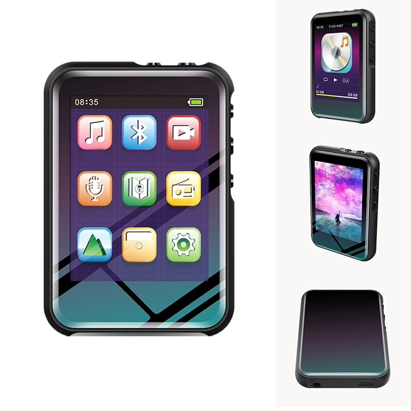 Walkman Recorder MP3 Player Walkman FM Radio Bluetooth Large Sn E-Book