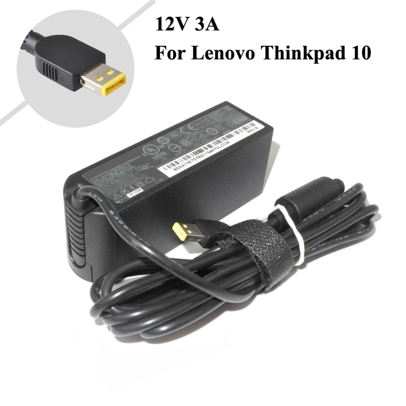 12V 3A 36W Tablet Lader Voor Lenovo ThinkPad 10 ADLX36NDT2A 4X20E75066 TP00064A Laptop AC Adapter Oplader