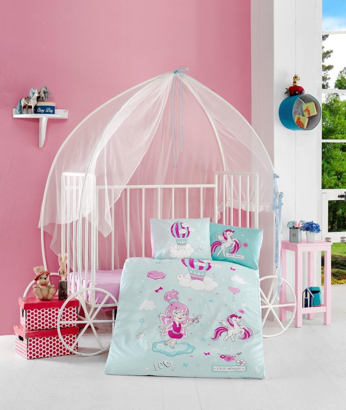 Baby Kind Beddengoed Set 100% Katoen Cartoon Pasgeborenen Sheet Dekbedovertrek Print Matras Cot Kussensloop