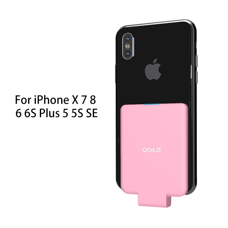 OISLE Powercore 4500mah, External Battery with High-Speed Charging Technology, Power Bank For iPhone X XS MAX XR, iPad,iPod: IOS PINK
