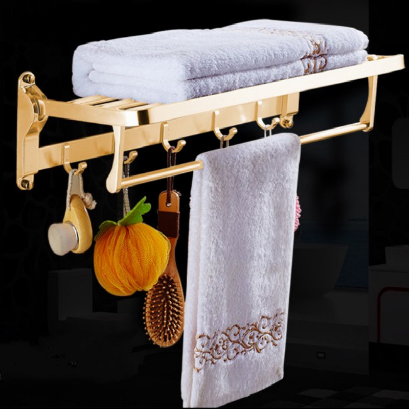 Doré Noble tempérament or porte serviette porte serviette porte serviette toallero serviette tige