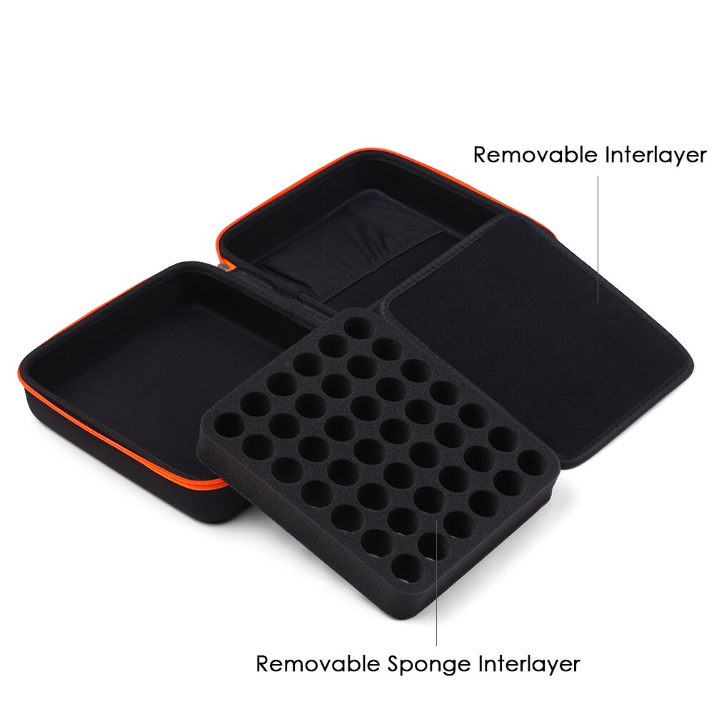 42 essentiële Olie Houder Nagellak Opslag 10/15 ML Flessen Schokbestendig Reizen Carrying Storage Box Case Bag Organizer