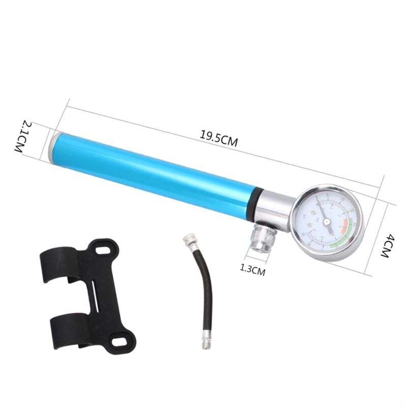 High Pressure MTB Bike Compact Suspension Fork Rear Shock Pump 88 psi