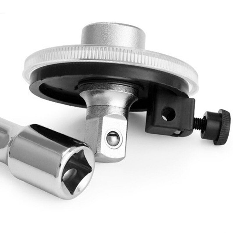 1/2" Adjustable Drive Torque Angle Gauge 360 Degree Metal Angle Rotation Auto Garage Tool Set Hand Tools Wrench Measure Tool^