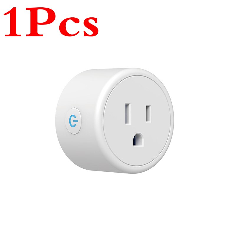 Smart Plug WiFi - Remote Control Outlet - Works with Google Home & Alexa - 10A Output - ABS+PC Fireproof