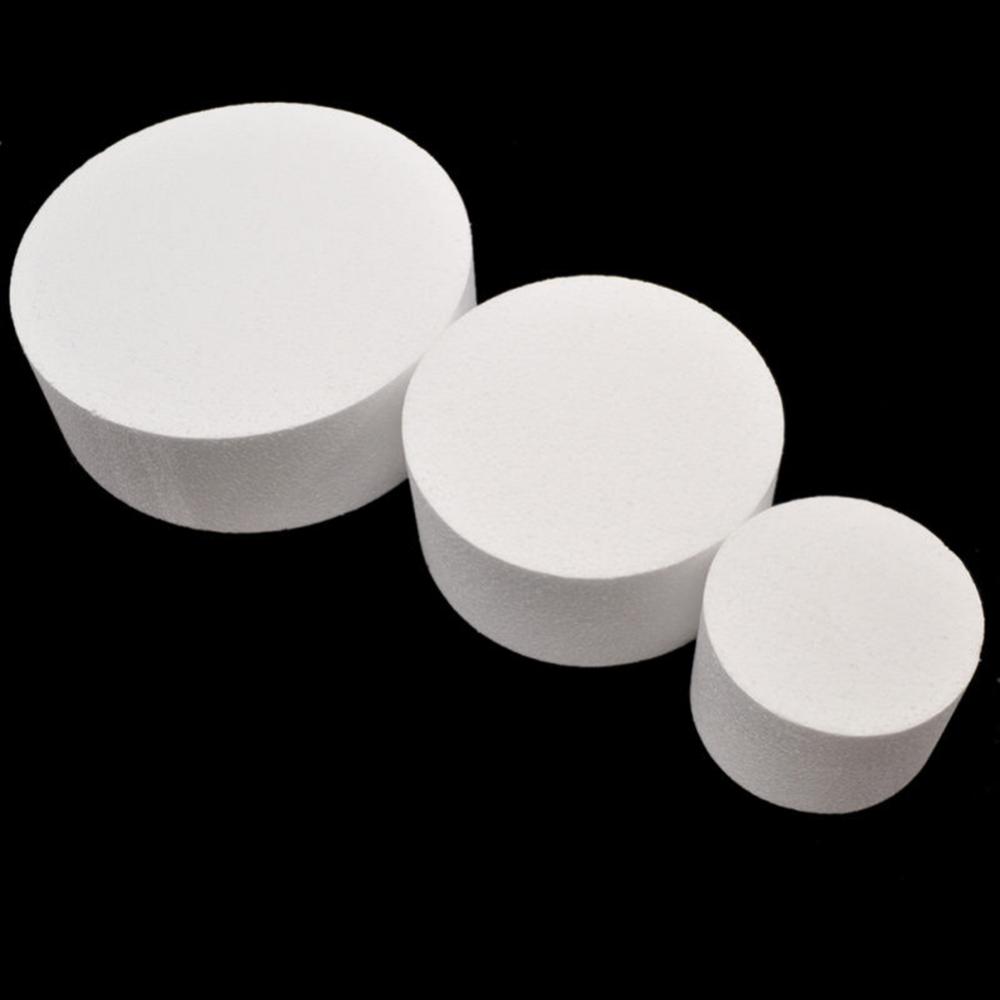 4/6/8 tommer fest diy kage skumform sugarcraft dummy patrice model polystyren styrofoam form rund køkkentilbehør