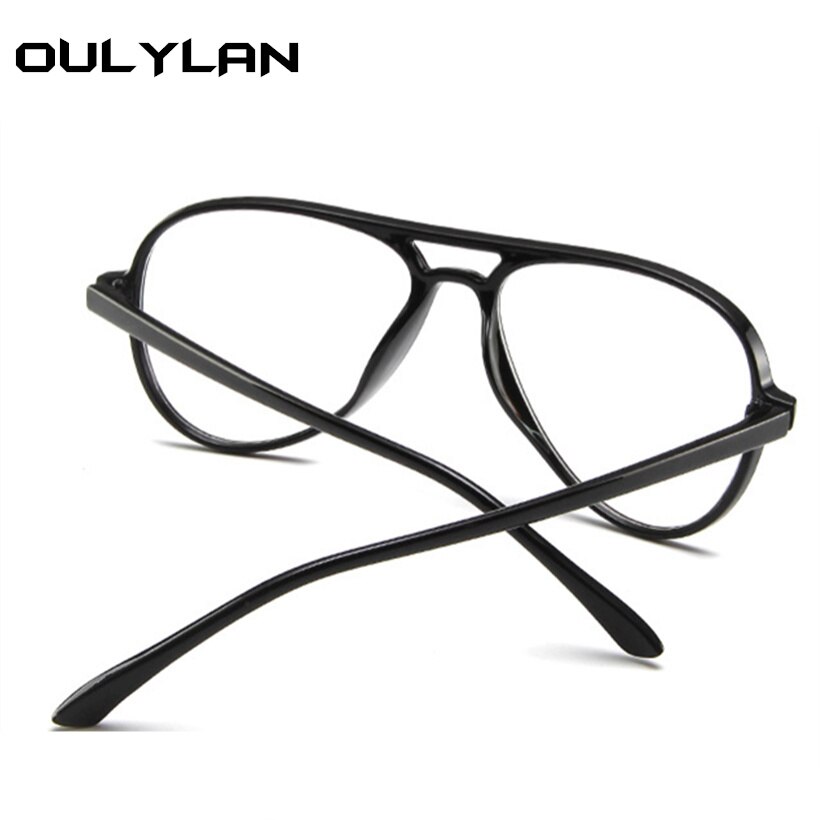 Oulylan Mannen Pilot Bril Frame Vrouwen Mode Bijziendheid Transparante Brillen Frames Mannelijke Computer Bril