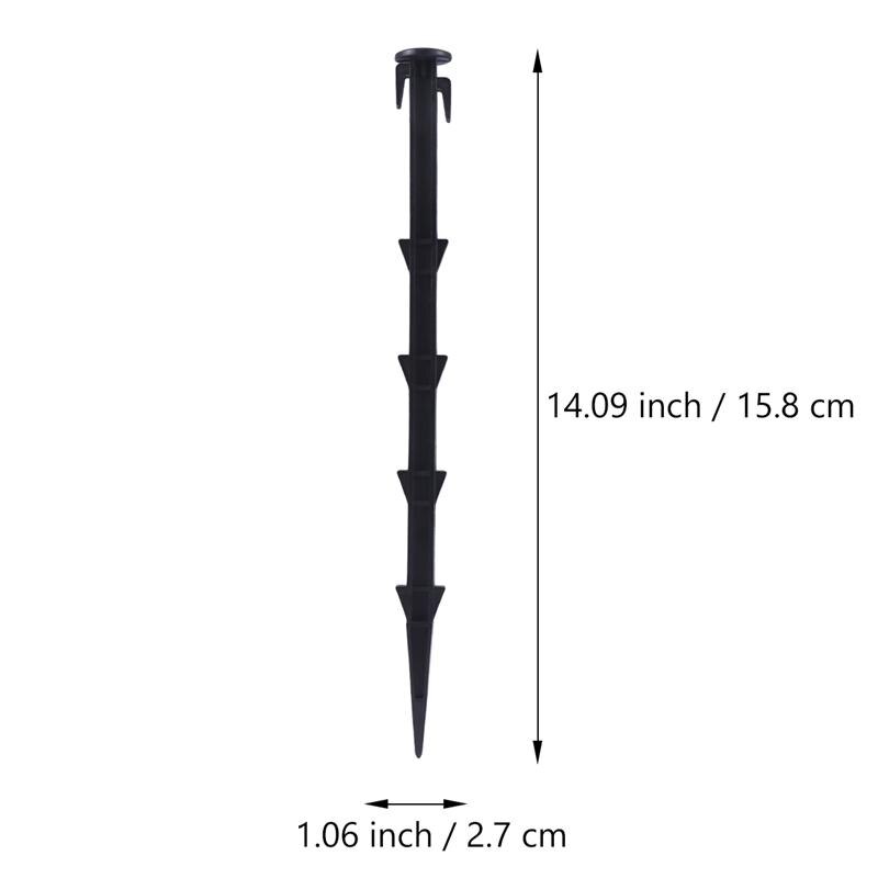 10 st 27cm/36cm nya plast tält staket tält markis fasta pinnar användbara tält spik tillbehör tält spikar