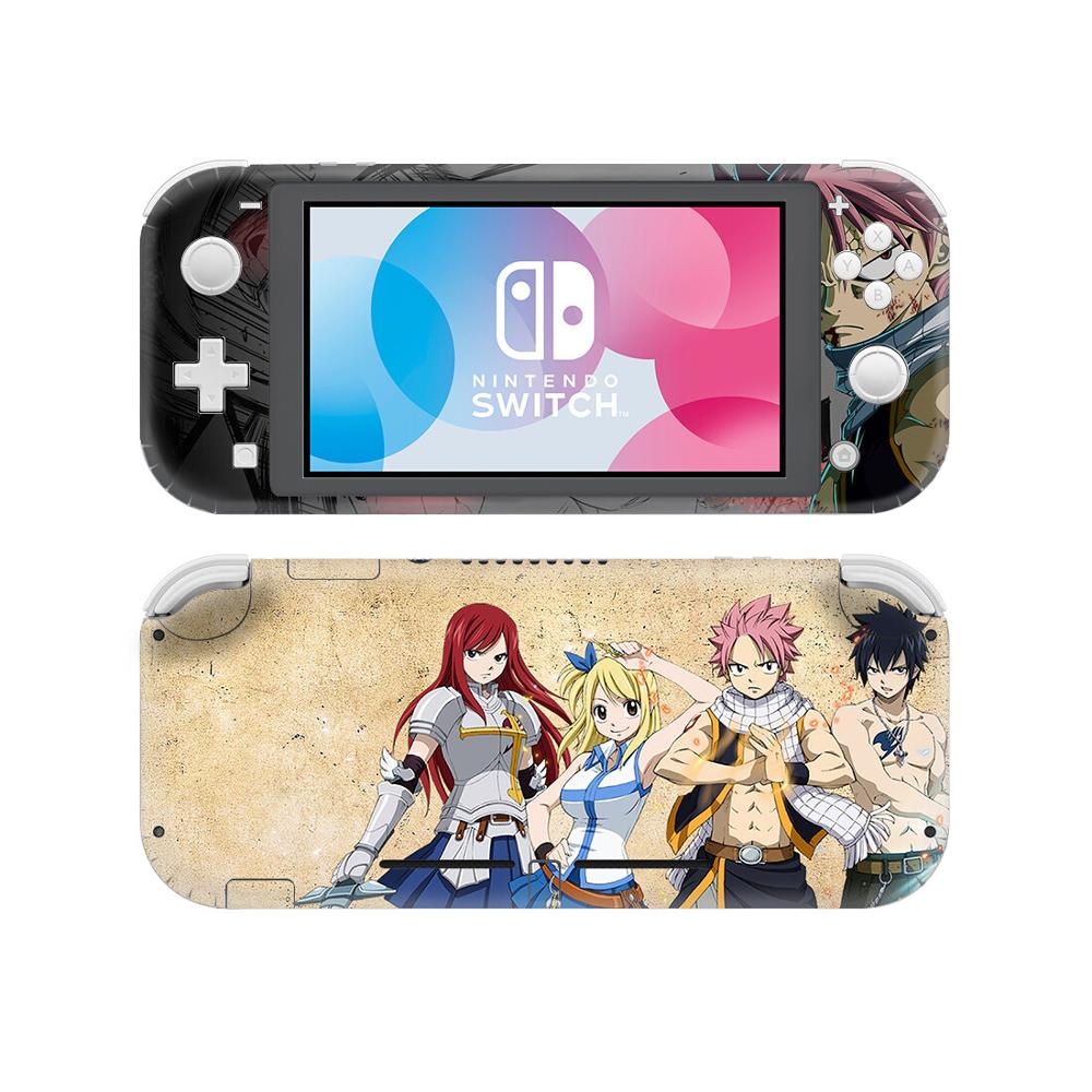 Vinyl Screen Skin Anime Fairy Tail Protector Stickers for Nintendo Switch Lite NS Console Nintend Switch Lite Skins Stickers: YSNSL0795