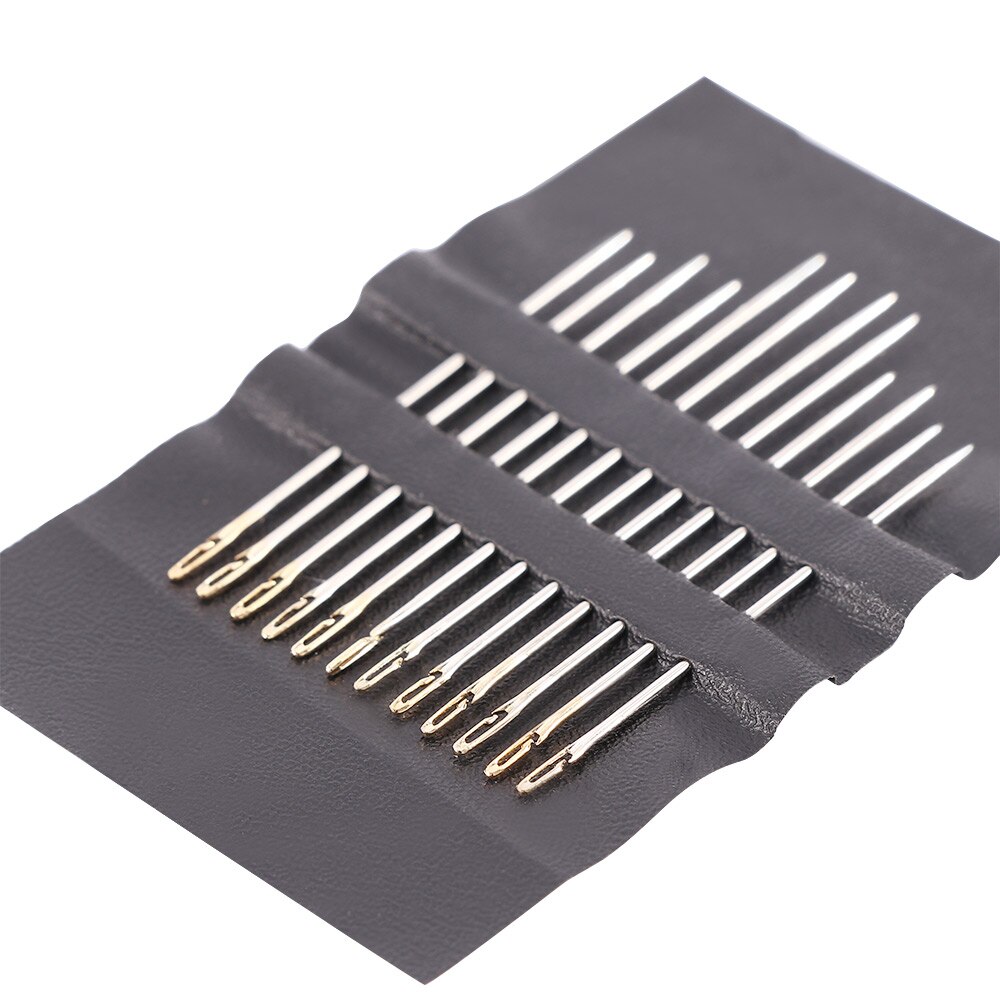 Assorted Sizes Self-threading Hand Sewing Needles Simple Easy Thread Embroidery Tool Hand Sewing Needle Without Threading