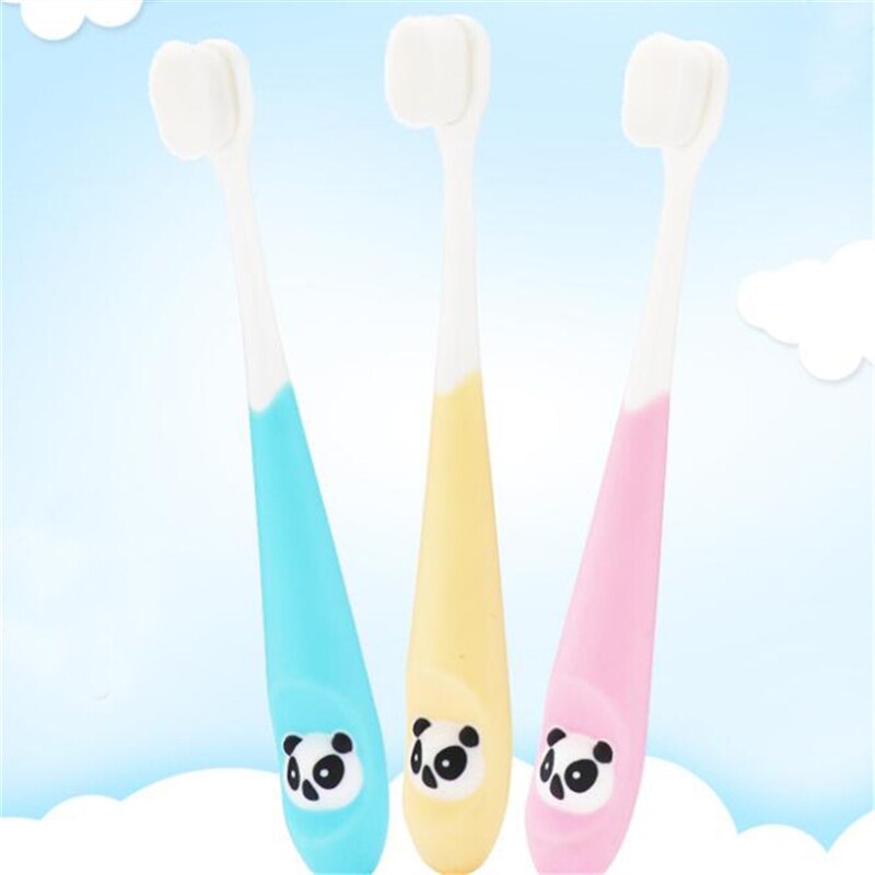 1 pièces enfants brosse à dents dessin animé brosse à dents enfants écologiquement doux cheveux mignon propre dents brossage brosse à dents
