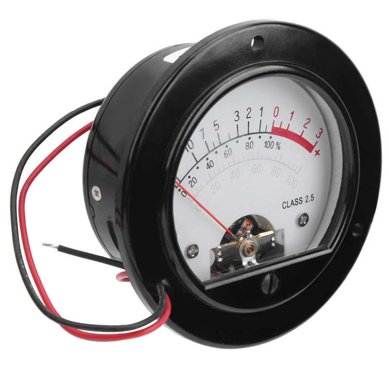 Retro Level Meter VU Meter Retro Pointer Dial Round Backlight VU Lev... – Vicedeal