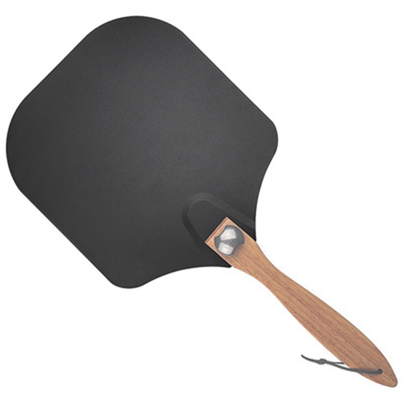 Turning Pizza Peel met Zwart Handvat (120cm