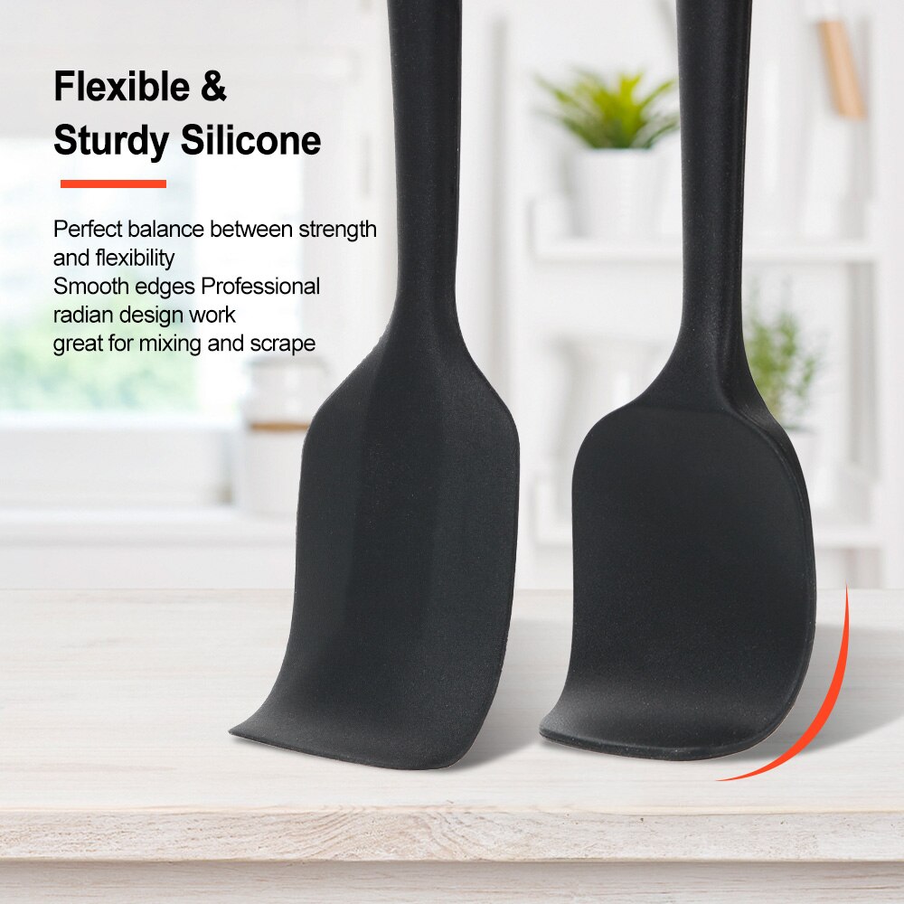 3 piece/set Baking Scraper Spatula Spoon Turner Accessories Set Heat Resistant Silicone Cooking Tools Baking Pastry Tools