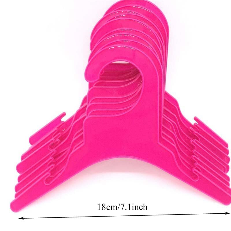 Ropa de perro perchas gancho perros mascotas accesorios para mascotas percha para ropa 10 unids/set de plástico duro Rack percha blanco y rojo longitud perro E