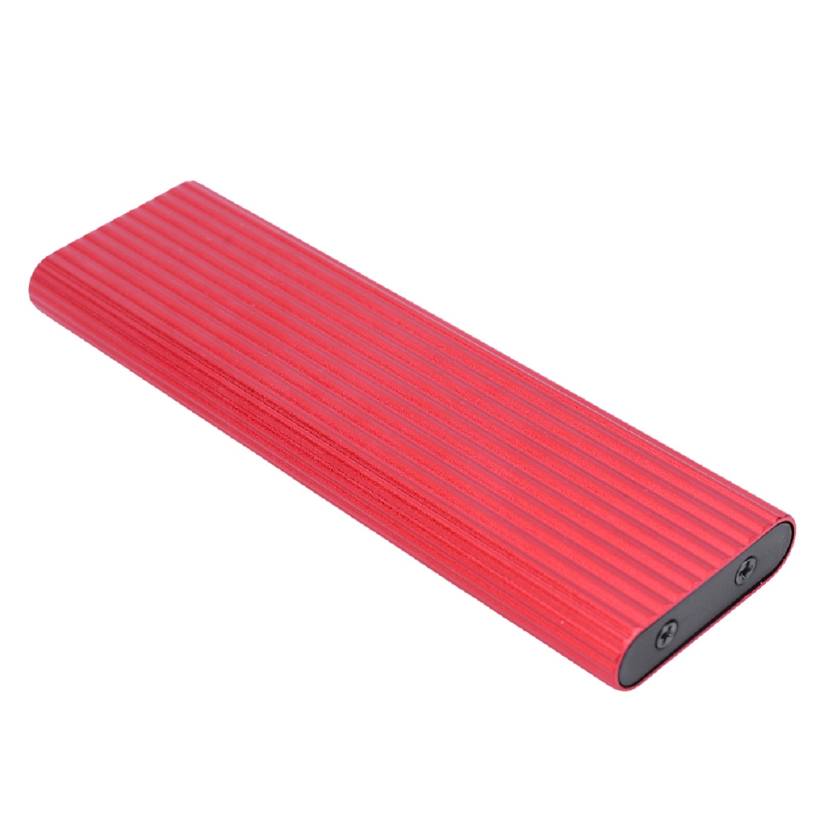 M.2 NGFF/NVME to USB3.0 Mobile Hard Disk Case SATA SSD Type-C 5Gbps Enclosure Adapter: Red