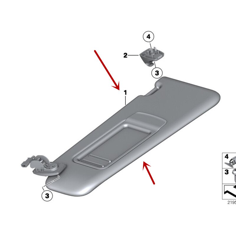 Auto Belangrijkste en voorpassagier zonneklep 520i 523i 525b mw528i 530i 535LI F10 N52 N57 F11 F18 E66 E60 serie Make-Up spiegel baffle