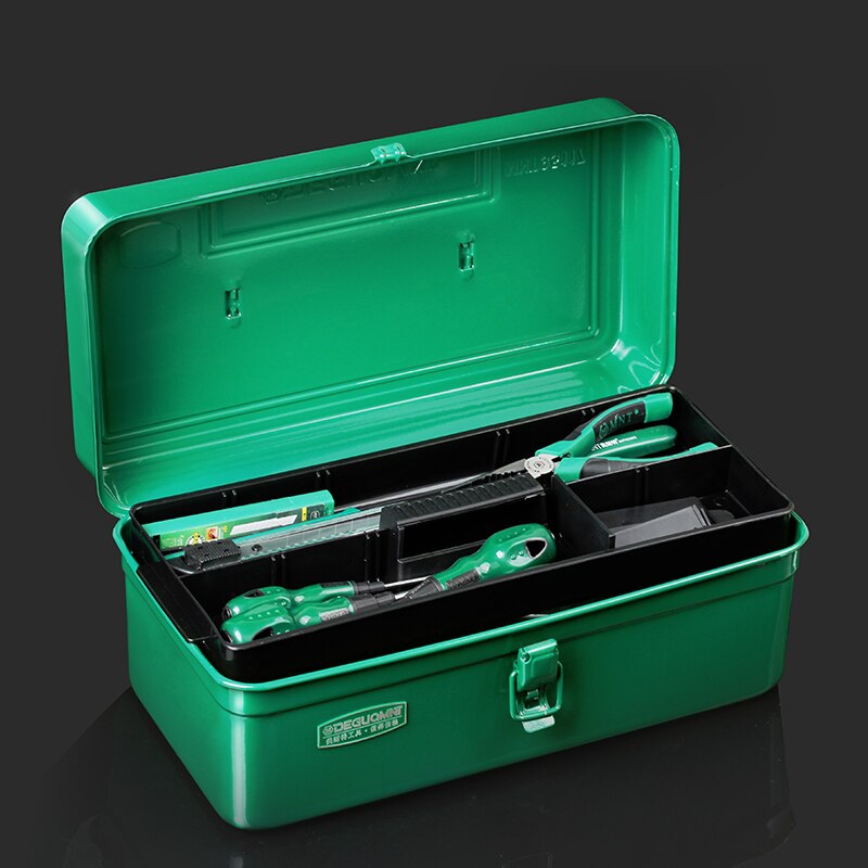 Aluminum Tool Box Set Contain Garage Storage Waterproof Box Suitcase Tool Box Metal Sealed Container Wrench Case Organizer Box