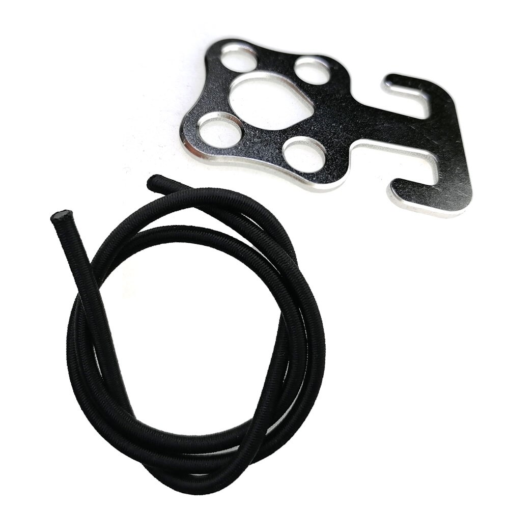 Scuba Diving Sidemount Bungee Tie Bungee Loops Sidemount Diving Plate Hook Hardware Backmount BCD Dry Suit