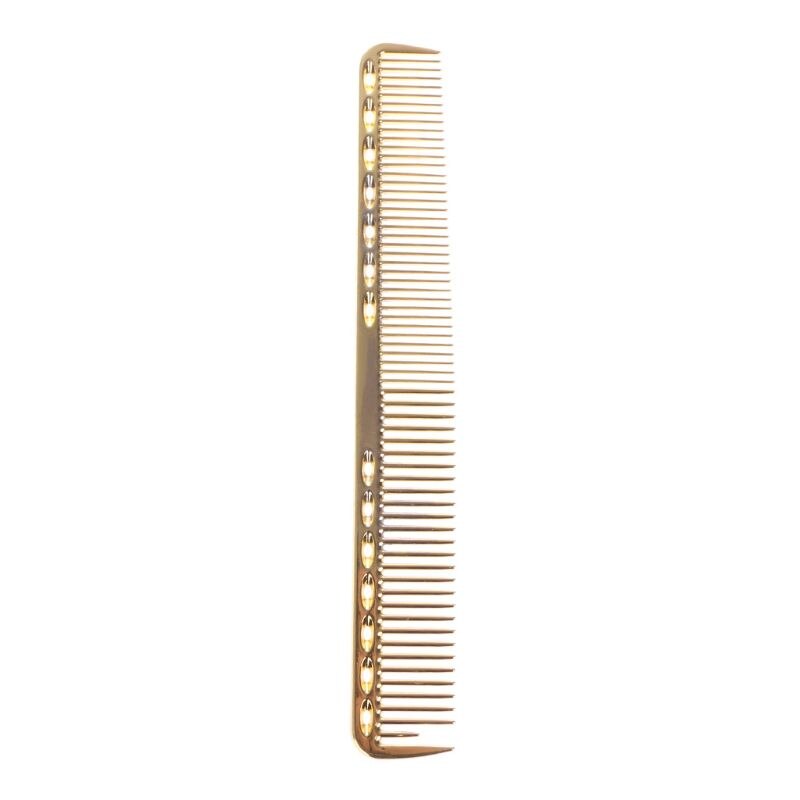Hommes femmes bébés aluminium métal antistatique coupe peigne cheveux coiffure et barbiers Salon peignes: S-GD