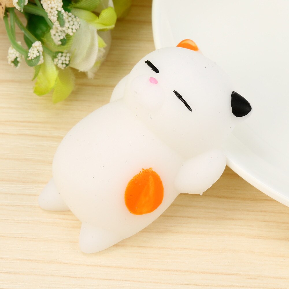 Cute Mochi Squishy Cat Squeeze Healing Fun Kids Kawaii Toy Stress Reliever Decor Toys for kids Birthday Christmas