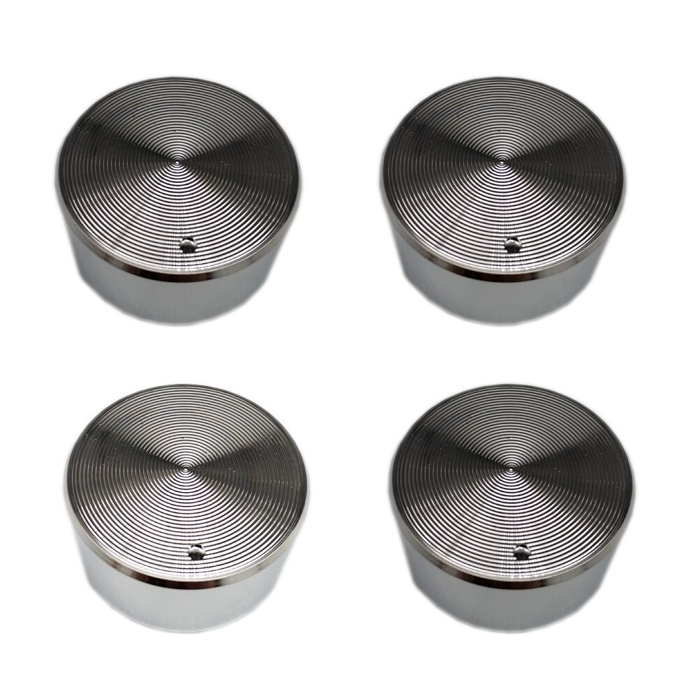 4PCS Rotary switch gas stove parts gas stove knob zinc alloy round knob with chrome plating for gas stove
