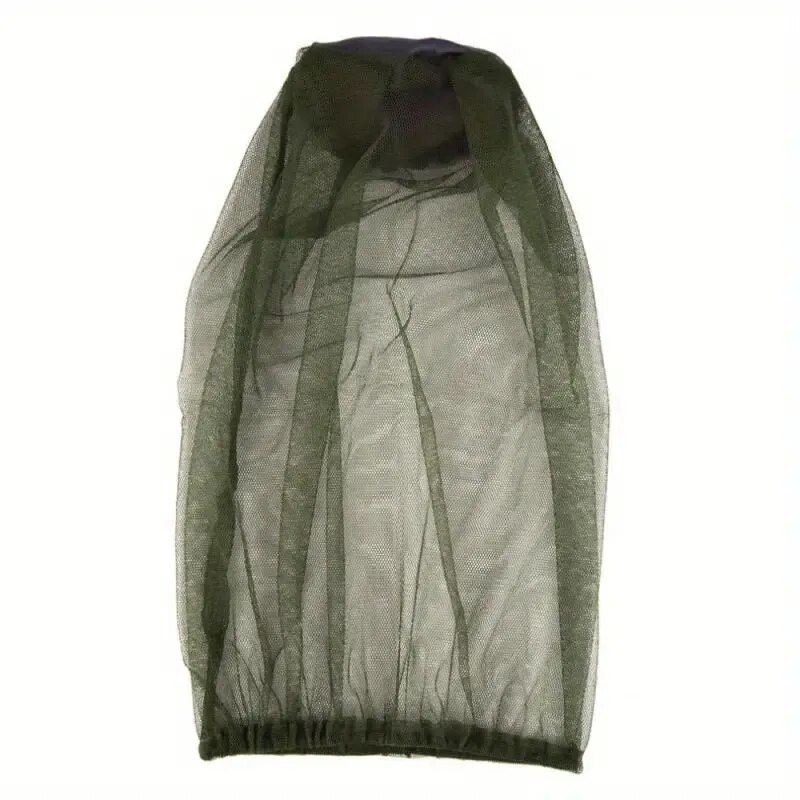Filets extérieurs de maille de tête de moustique, chapeau de jardinage chapeau anti-insectes pour la pêche de Camping de randonnée: Default Title