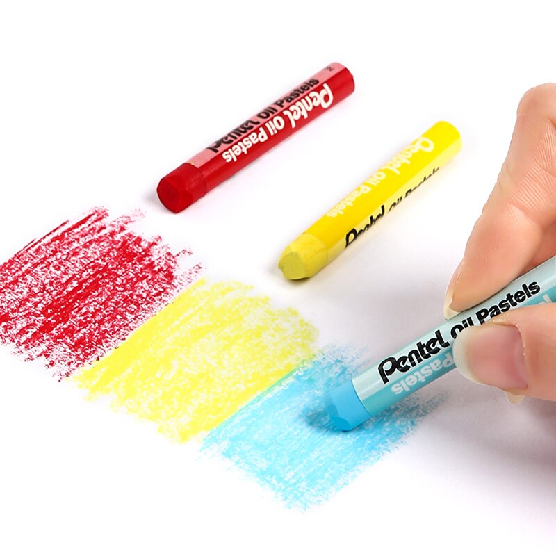 Pentel Oil Painting Stick 12/16/25/36/50 Colors Washable Painting Art Painting Color Pen Set PHN Non-dirty Hands Easy to Colour