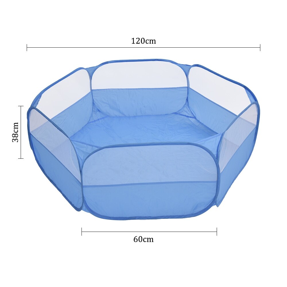 Pet Playpen Portable Open Small Animal Tent Game Fence For Hamster Guinea Pigs Indoor Outdoor