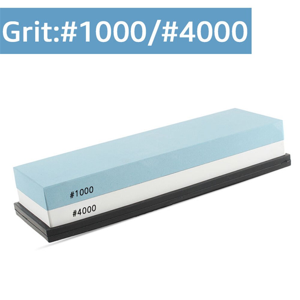 Professionele Messenslijper Dubbele Side Grinder Diamant Slijpsteen Water Nat Slijpsteen Voor Messen Slijpen Keuken Tool: Grit 1000-4000