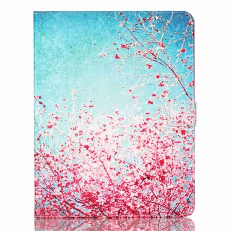 Para Apple iPad 2 3 4 Funda de Tablet PU cuero Funda del soporte abatible para iPad2 iPad3 iPad4 Funda pintada Funda piel Shell: 13