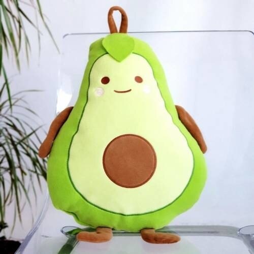 Cuscino in peluche avocado di grandi dimensioni 50 cm il cuscino elegante per le tue stanze spedizione gratuita