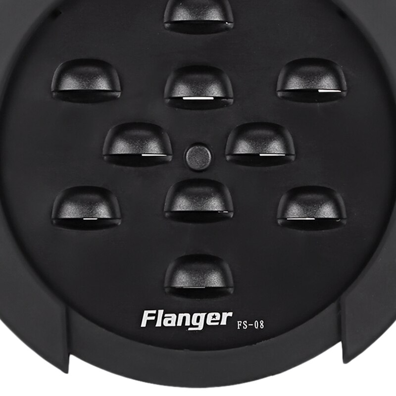 Flanger 100Mm Abs Rubber Gitaar Geluid Cover Verstelbare Akoestische Gitaar Feedbackonderdrukker Sound Hole Cover