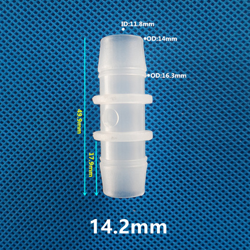 Raccordi per tubi flessibili per irrigazione da giardino con connettori diritti in plastica da 5 pz/pacco 1.6mm-15.8mm: Arancia