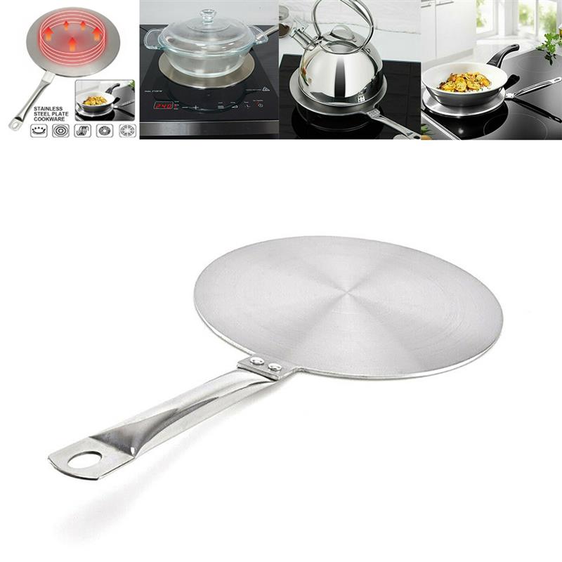 19.5-23.5cm Induction Heat Diffuser Hob Coffee Insulation Pad Converter Disc Adapter Plate Saucepan Home for Kitchen Cooking