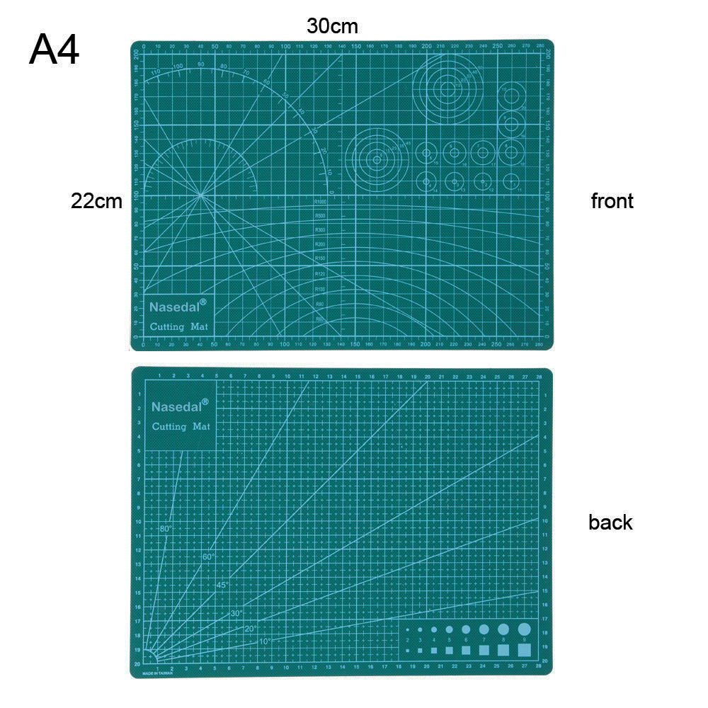 A1 A2 A3 A4 Pvc Snijden Mat Pad Dubbelzijdige Patchwork Cut Pad Patchwork Gereedschap Handleiding Diy Model Hulpmiddel snijplank Self-Healing: Nasedal-A4