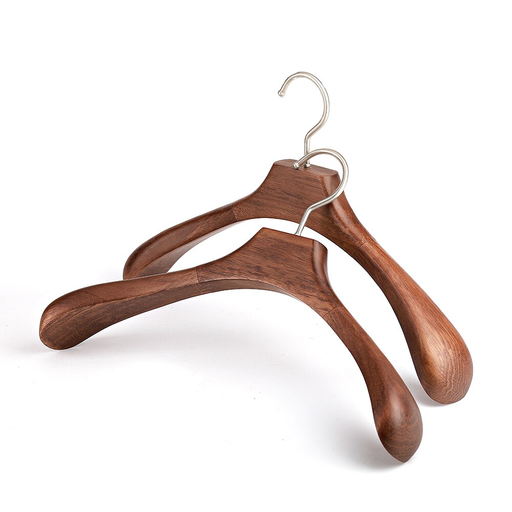 Cintres de vêtements en bois de luxe pour adultes, cintre de costume, organisateur de placard, garde-robe avec large épaule